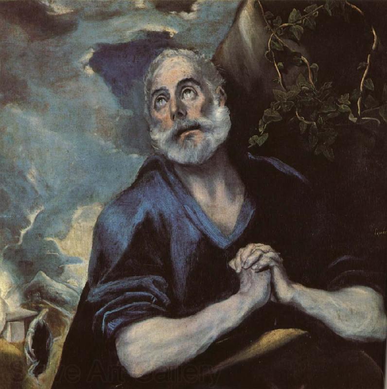 El Greco The Tears of St Peter of all the old masters France oil painting art